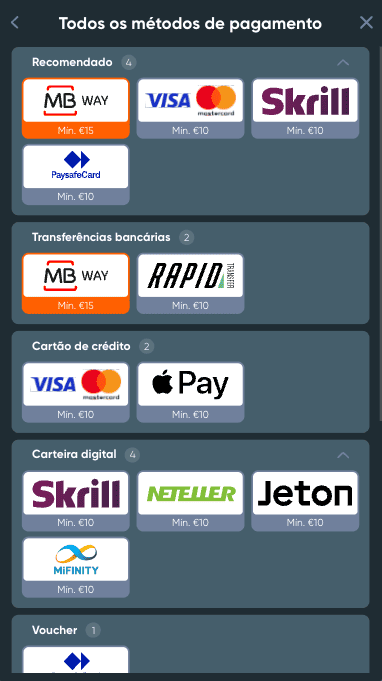 Como fazer um depósito rápido no site da Ivibet