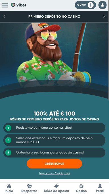 Como reclamar o bónus na Ivibet (PT)